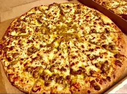 Poker's Chile Verde Pizza